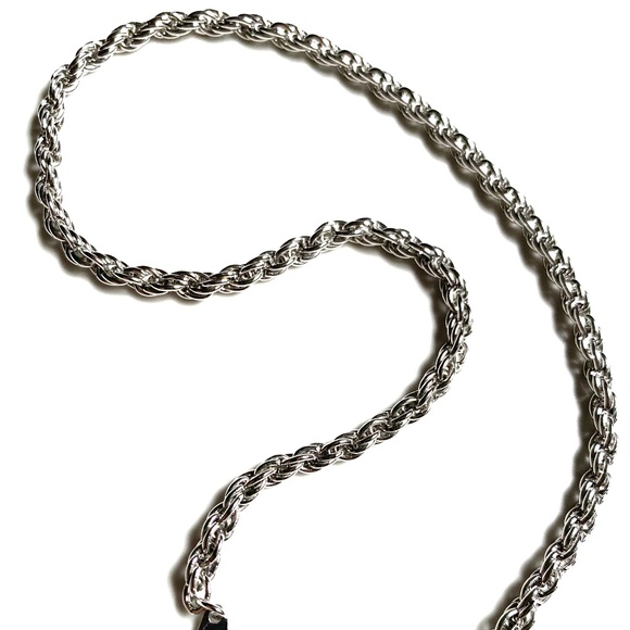 14K Gold Plated Twisted Rope Style Chain Necklace - Picture 5 of 6